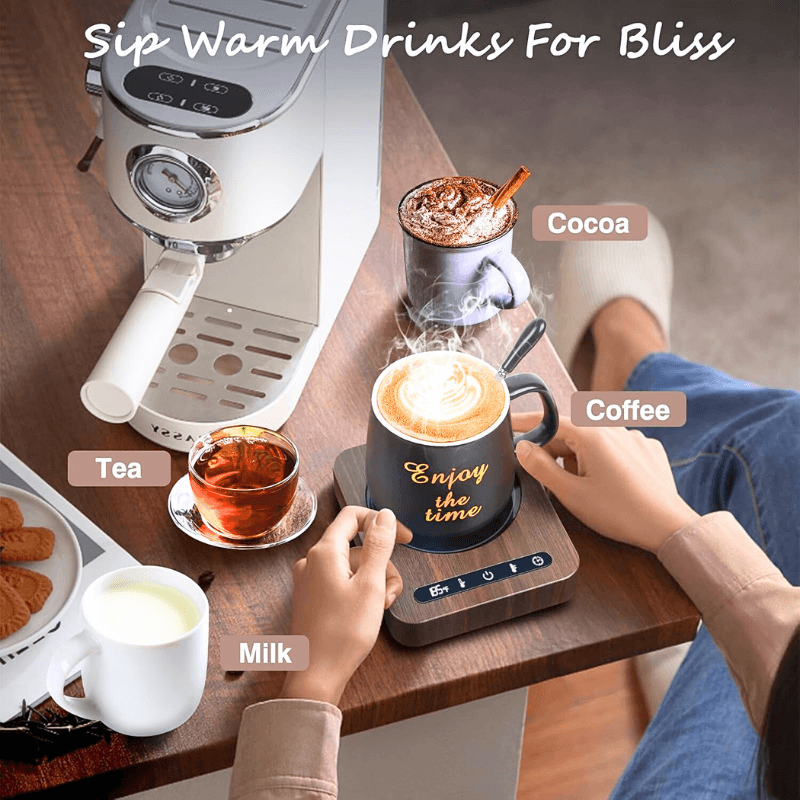 HotBrew Desk Warmer with Digital Temp