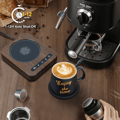 HotBrew Desk Warmer with Digital Temp